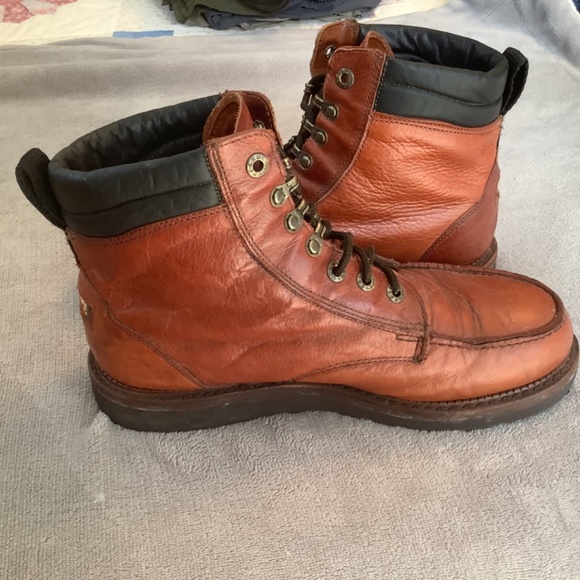 Lucchese Sport Mens Lace Up Boot, Brown size 9.5D - Picture 5 of 9